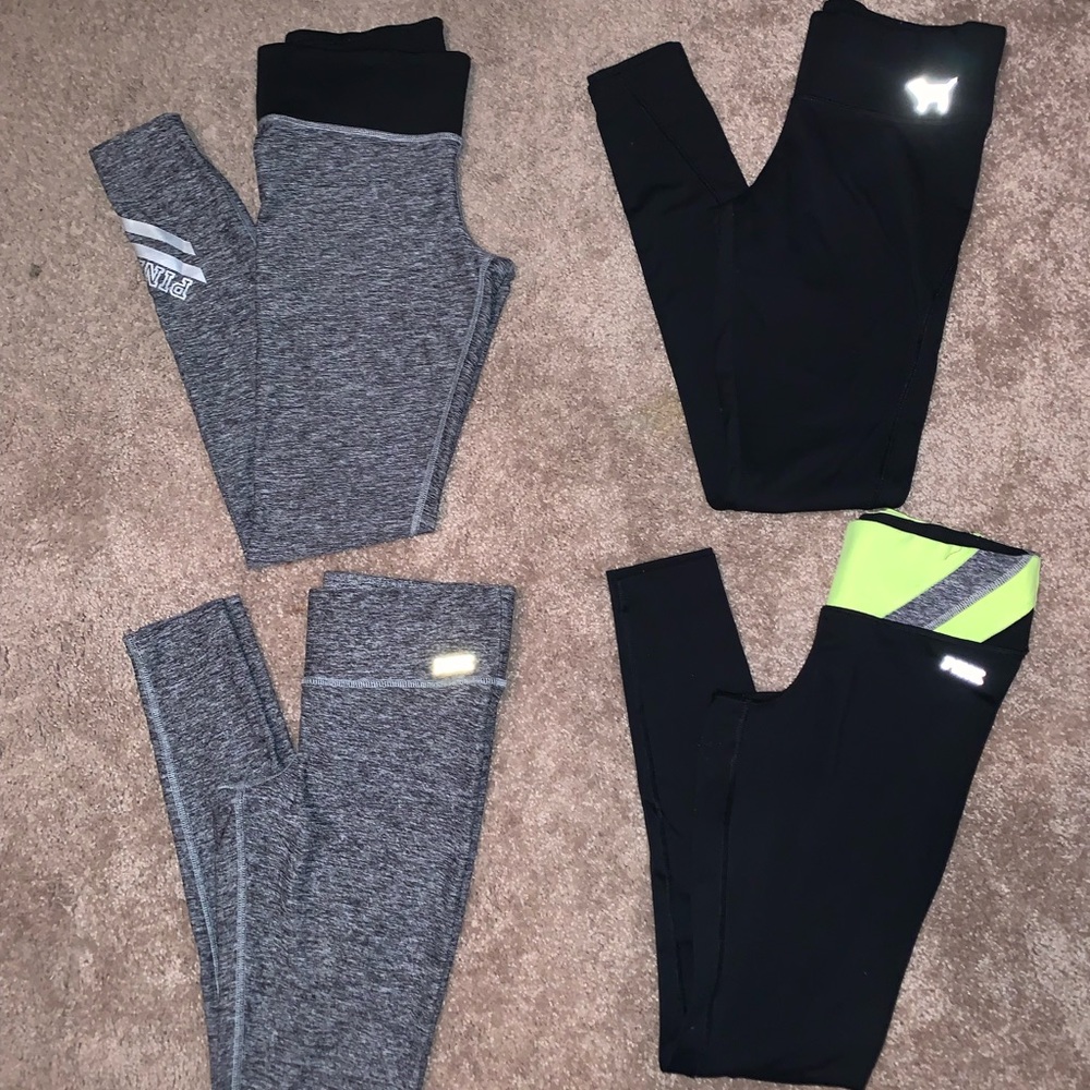 PINK Ultimate Leggings XS 4 Pairs!